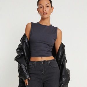 Motel rocks MONLO VEST TOP IN OCEAN STORM